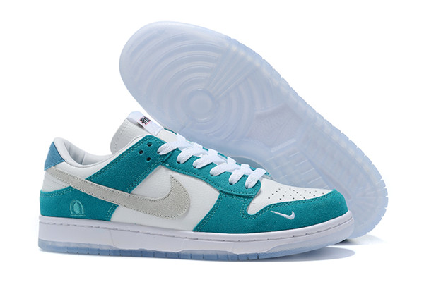 Women's Dunk Low SB Teal/White Shoes 148